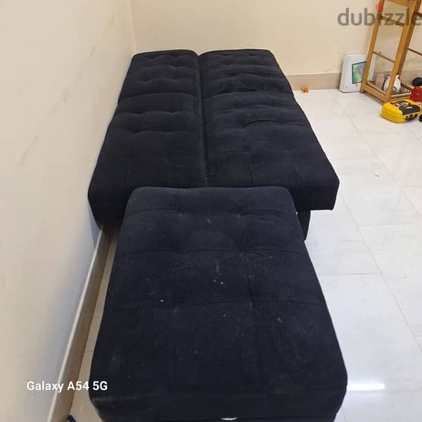 Threadmill with sofa bed & barbell sets 6