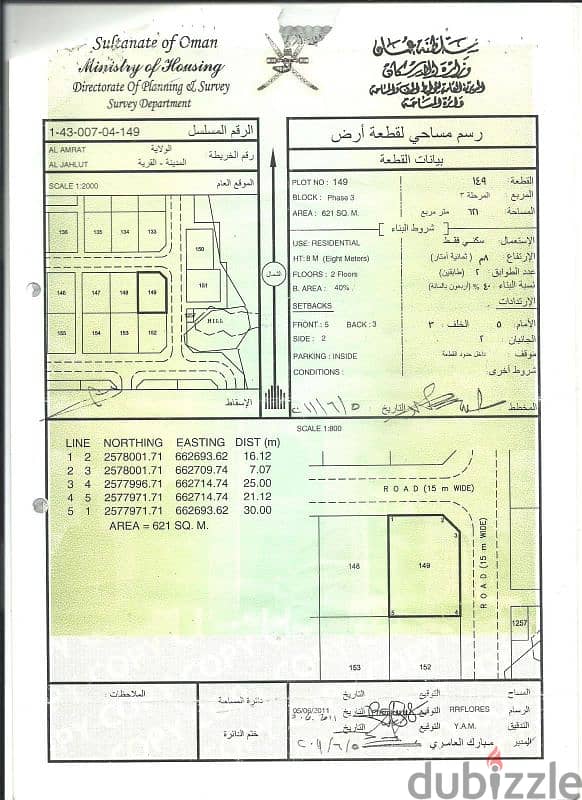 كورنر في العامرات جحلوت الثالثة قريبة من البيوت وشارع القار- المالك 0