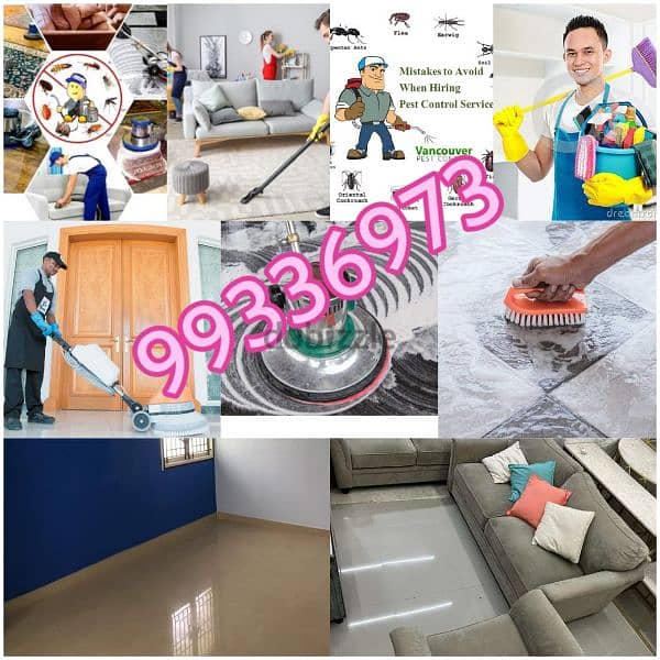 مكافحة الحشرات وتنظيف المباني Cleaning’s & Pest Control Services 0