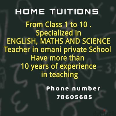 Home tutors