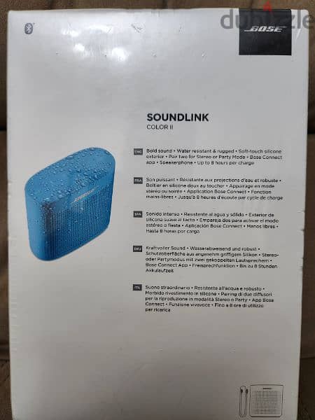 Bose SoundLink Color II Bluetooth Speakers 752195-0500 Aquatic Blue 0