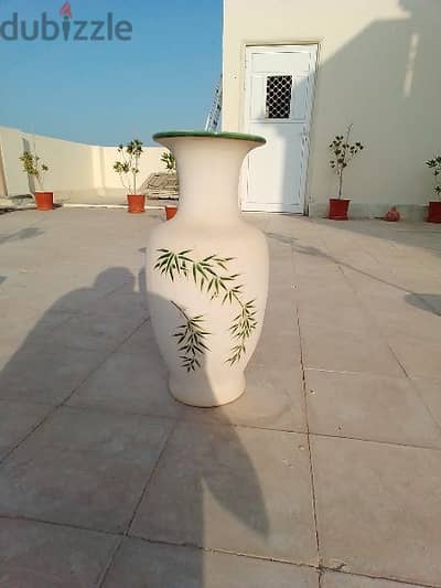 Outdoors/ Indoors Ceramic Vase in Excellent Condition