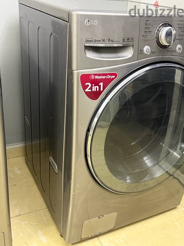 lg 2 in 1 washing machine 14 kg available for sale in working conditio 2