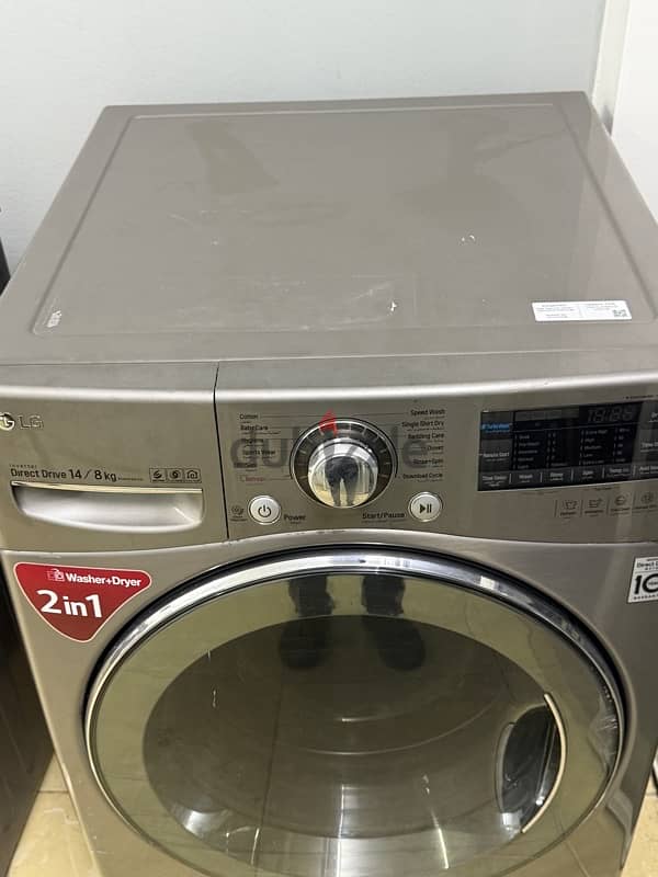 lg 2 in 1 washing machine 14 kg available for sale in working conditio 4