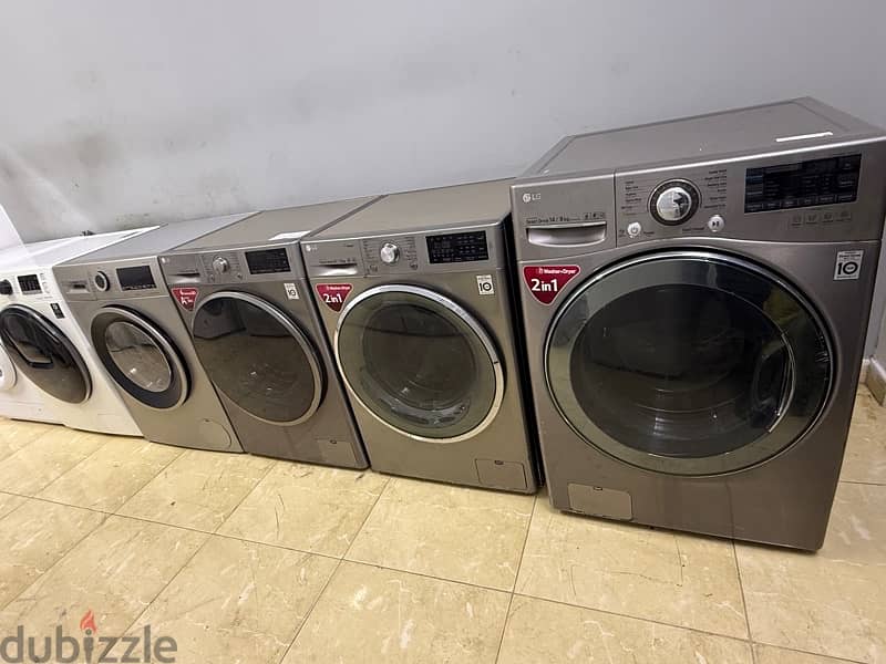 many kinds of washing machines available  in different capacities 0