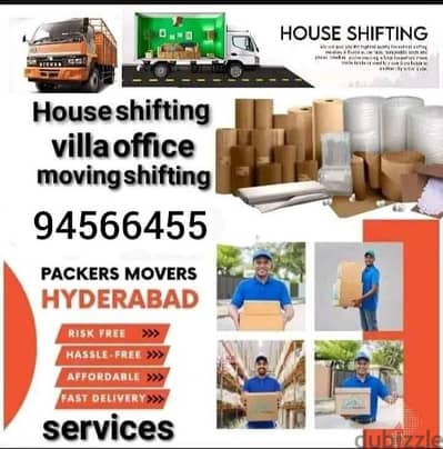 House shifting office shifting flat villa store Movers And Packers