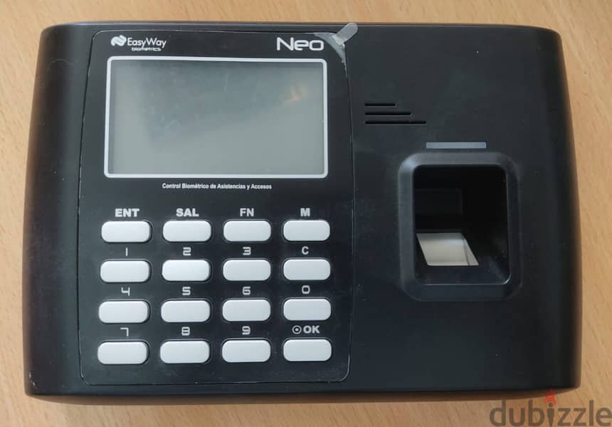 NEO  Terminal Biometrica Para Control De Asistencias Y Accesos Device 0