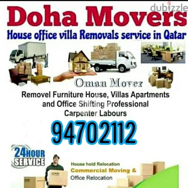 Muscat Mover carpenter house  shiffting  TV curtains furniture fixing 0