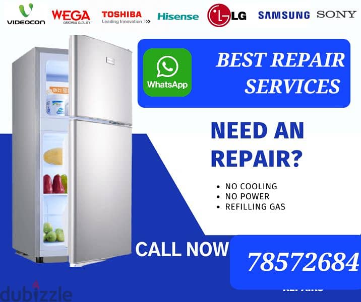 24/7 available at your door step refrigerator &freezers technishan 0