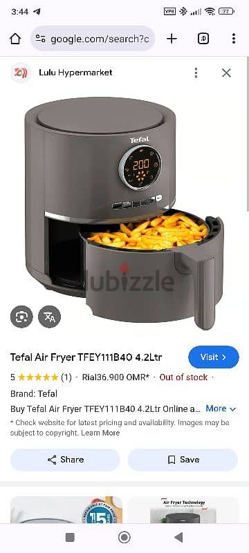 tefal air fryer 3