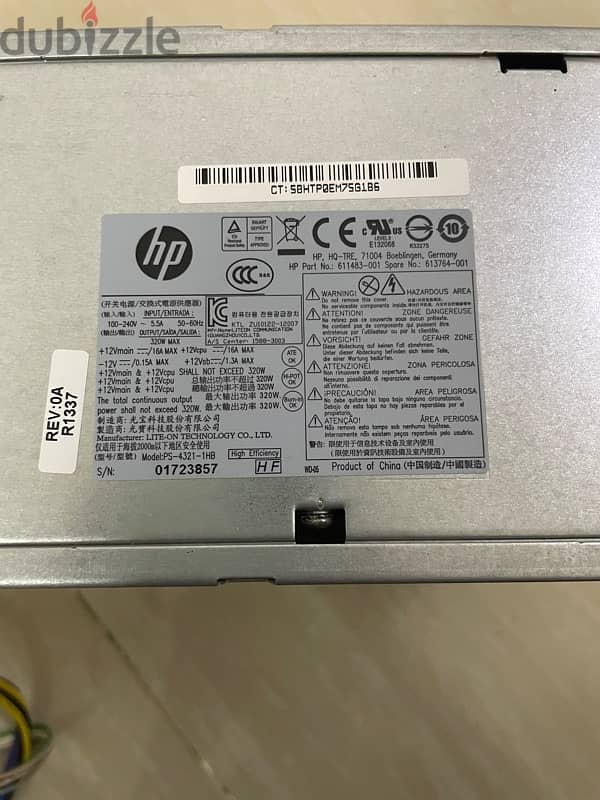 HP PC POWER SUPPLY (German) FOR SALE IN AMERAT URGENT SALE 5