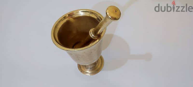 Brass Pestle and Morter 1