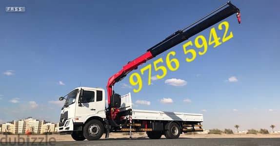 شاحنة هياب کرین ونش مع رافعہ للایجار Hiab Truck Crane Winch for rent