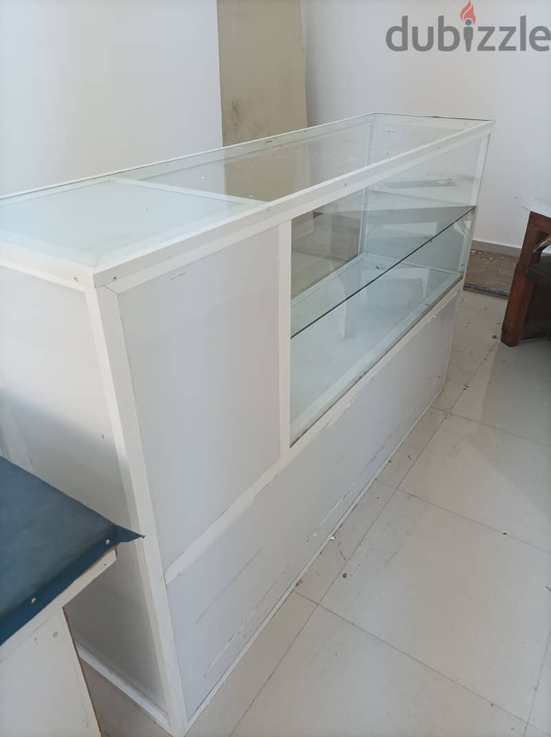 Aluminium Glass Table For Sale 3