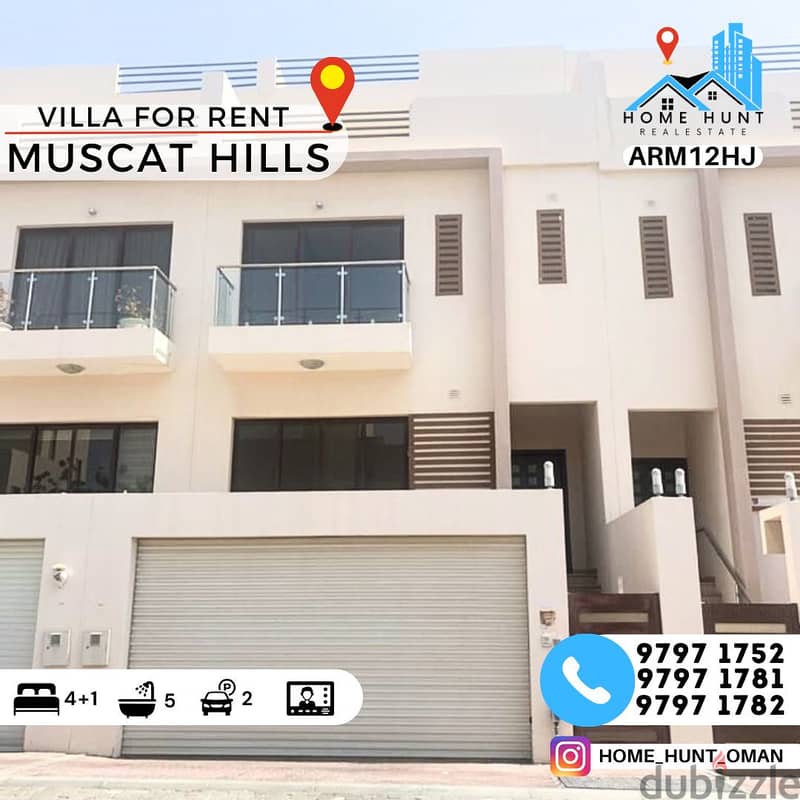 MUSCAT HILLS | 4+1 COMMUNITY VILLA FOR RENT 0