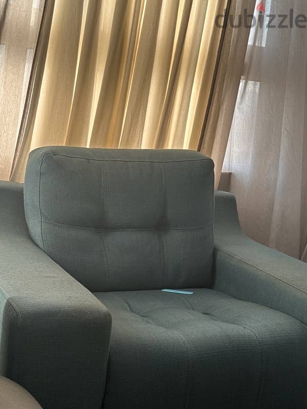 single sofa green colour for sale 2