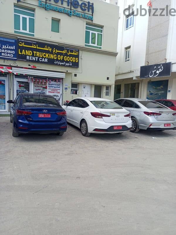 Gulf rent a car service& 08=OMR per day 11