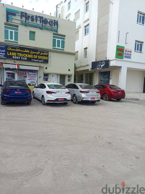 Gulf rent a car service& 08=OMR per day 12