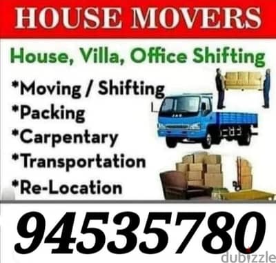 Mover house shifting,Carpenter transport pickup  شحن نقل عام آثاث