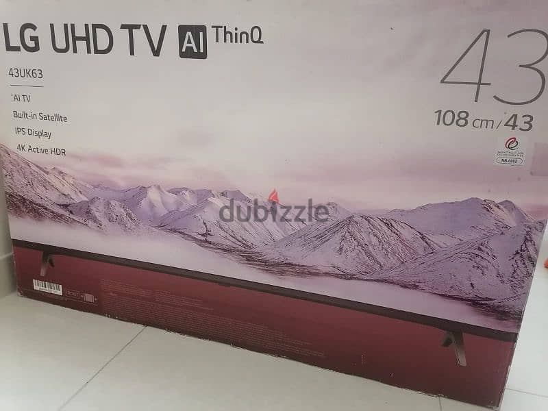 43" UHD LG TV for selling 1