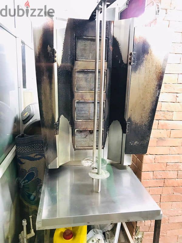 shawarma machine and hot plate 4