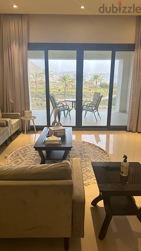 two bedroom apartment for rent Jebel Sifah daily run 4