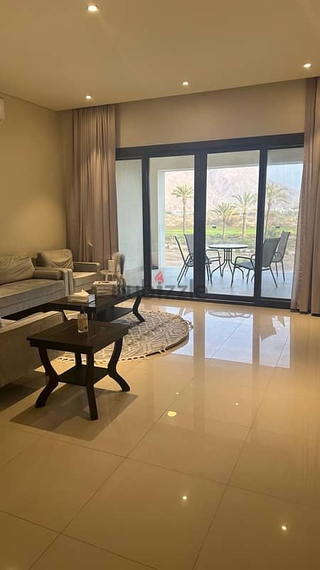 two bedroom apartment for rent Jebel Sifah daily run 5