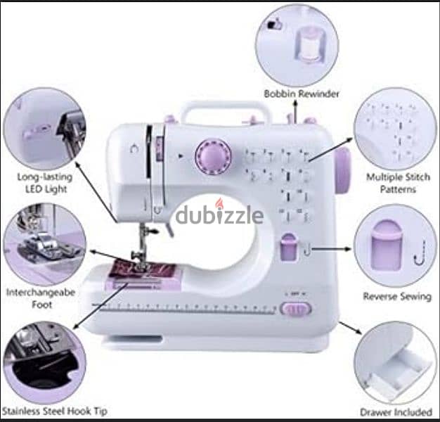 ماكينة خياطة كهربائية عملية وسهلة الاستخدام 0