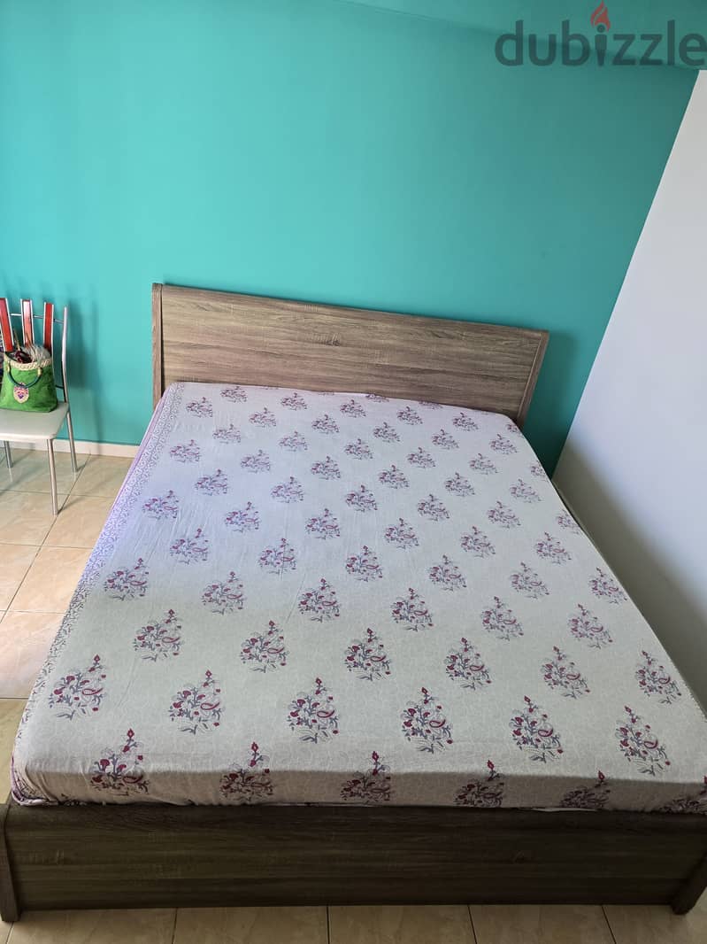 KING SIZE BED WITH MEDICATED MATTRESS. . EXCELLENT MINT CONDITION. 3