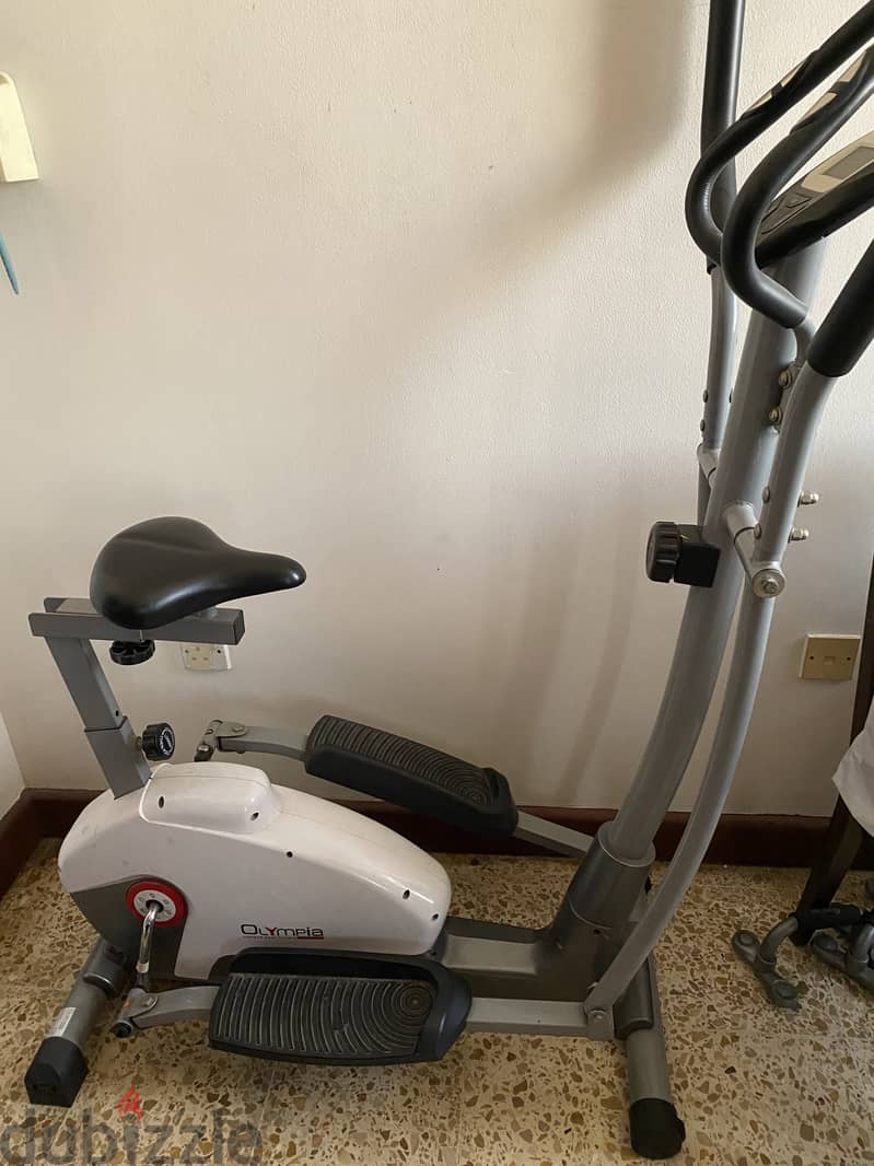 Olympia elliptic cross trainer cycle - single usage 0