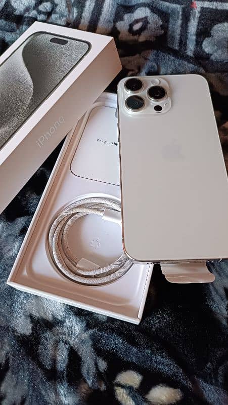 IPhone 15 pro max 256gb for sale Full box 2