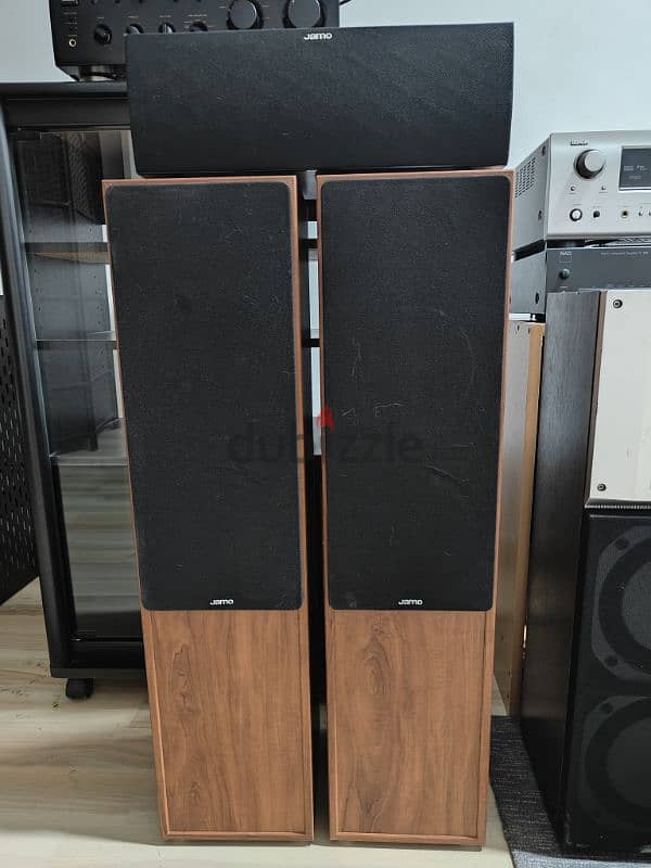 Jamo Tower speaker and Center speaker 3