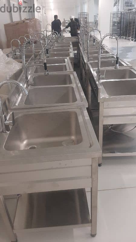 steel table sink hood 0