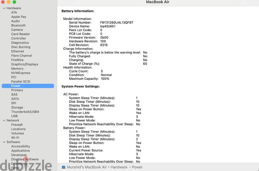 Macbook Air M2 512GB, Year 22, 13"6 (Negotiable) 6