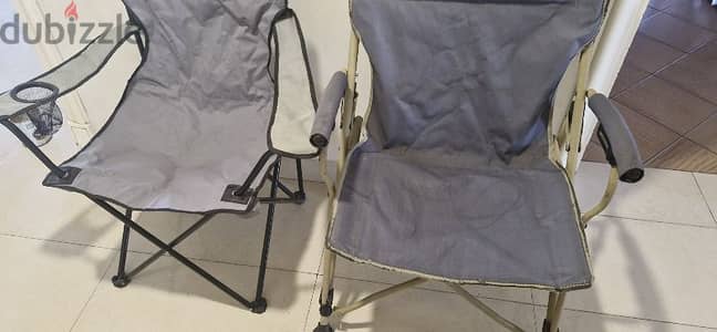 2 foldable beach chair