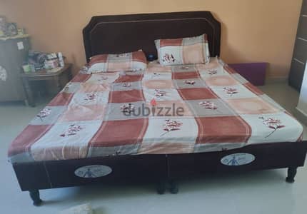 two single beds only  mattress not available