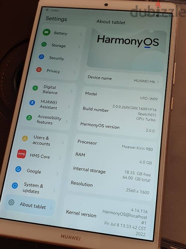 Huawei mediapad m6 8.4 64gb 4gb almost new condition 5