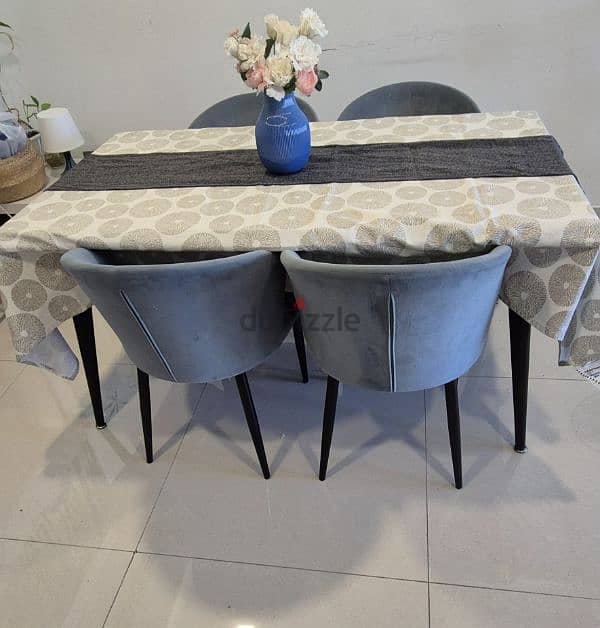 dining table with 4 chairs. . . from pan home. 1