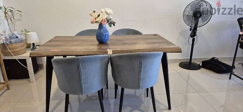 dining table with 4 chairs. . . from pan home. 9