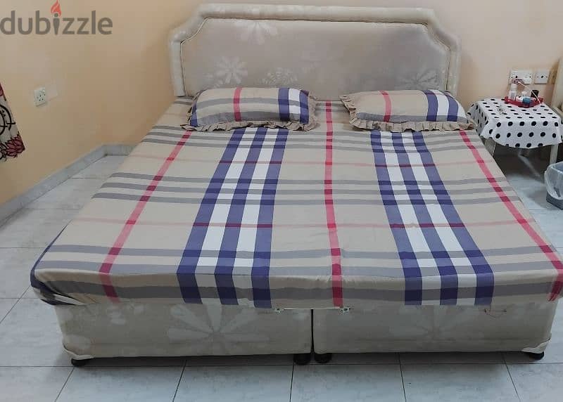 Double bed with Matress 3