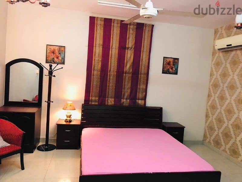 Fully furnished studio room for rent al azaiba near almeera hyper mark 0