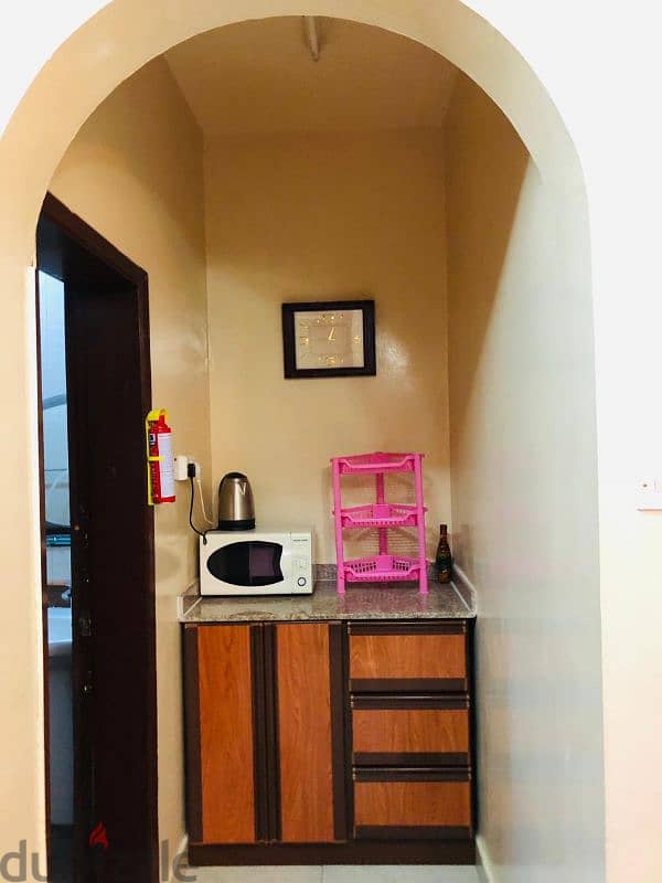 Fully furnished studio room for rent al azaiba near almeera hyper mark 2