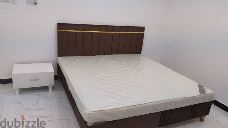 King Size Wooden Velvet Bed 15