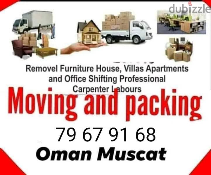 muscat furniture house shiftingg low price 0