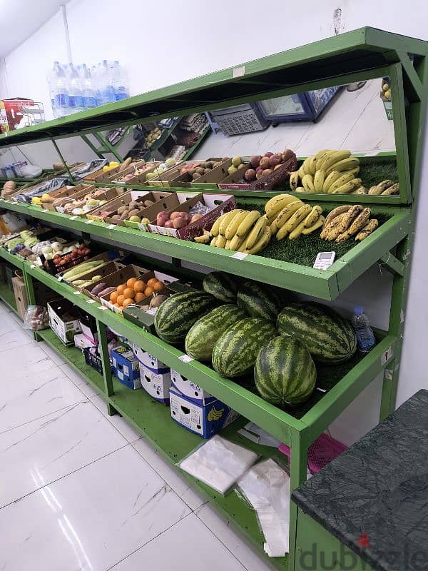 Fruit & veg display rack in excellent condition 0