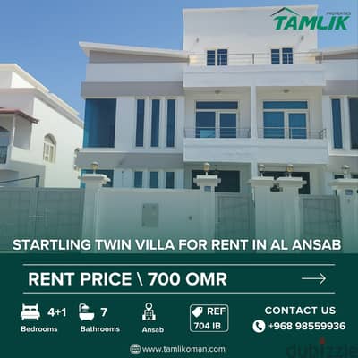 Startling Twin Villa for Rent in Al Ansab | REF 704iB