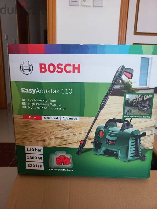 Sparingly used High Pressure Washer - Bosch Easy Aquatech 110 0