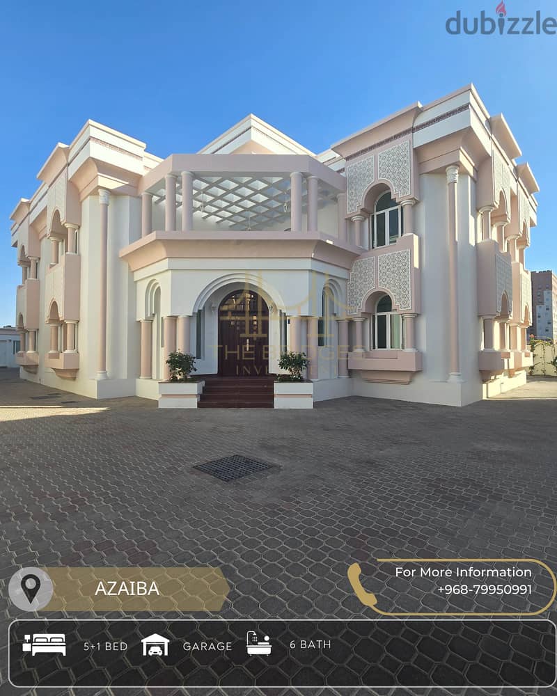 AMAZING VILLA FOR RENT IN AZAIBA 0