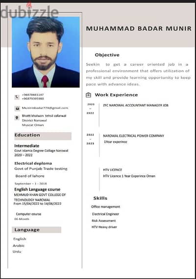 I am looking for a job