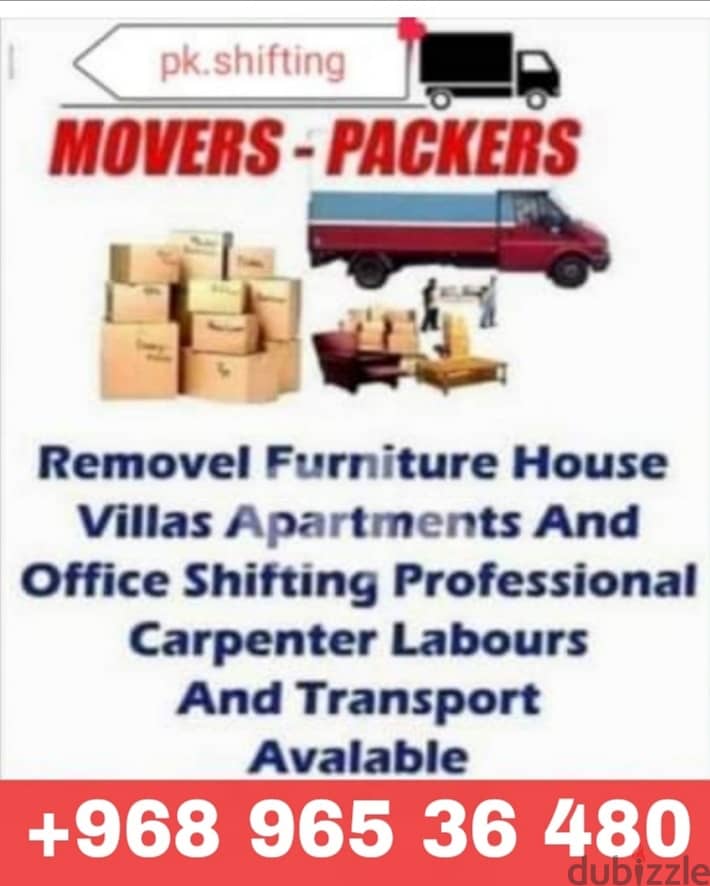 HOUSE MOVING & PACKING TRANSPORT SERVICE OMAN 0